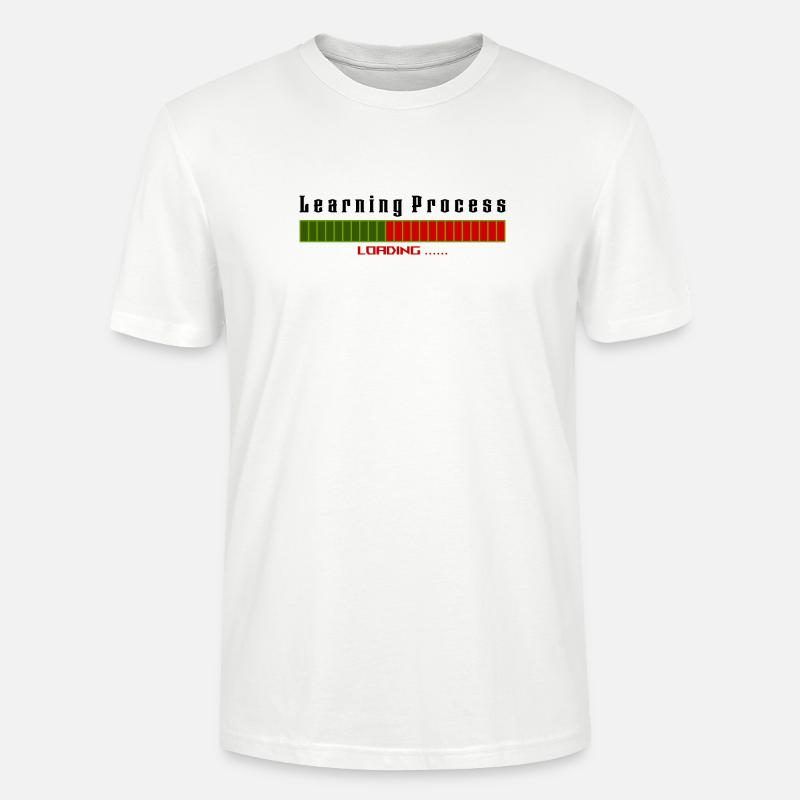 Learning Process Loading white shirt - Stanley/Stella CRAFTER Unisex Organic T-Shirt - white
