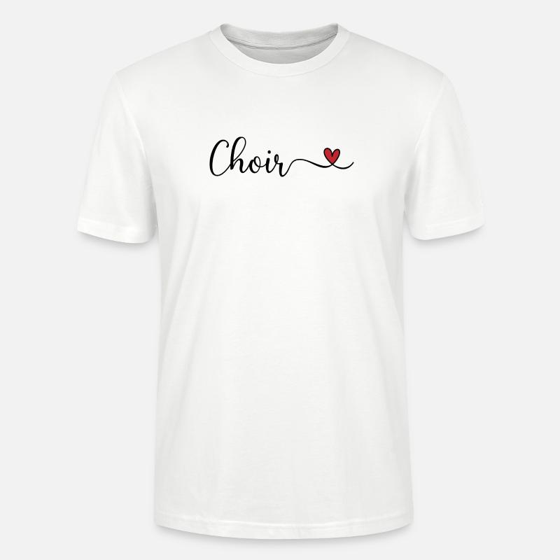 Chorale - T-shirt bio CRAFTER Stanley Stella Unisexe - blanc