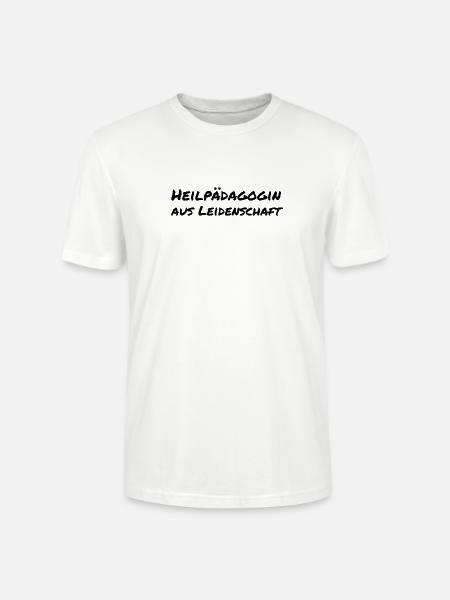 Heilpädagogin aus Leidenschaft Geschenk - Stanley/Stella Unisex Bio-T-Shirt CRAFTER - Weiß