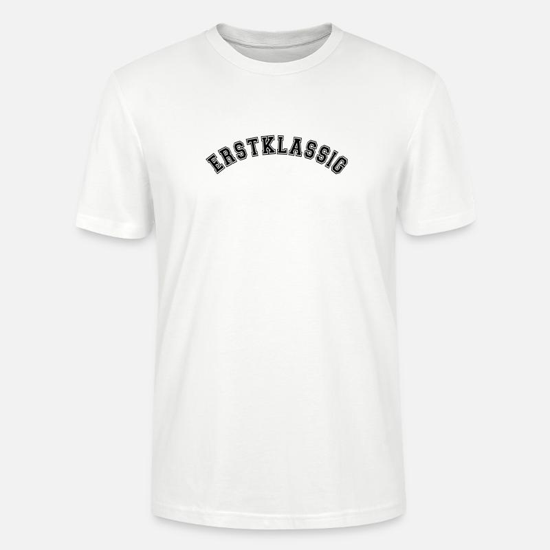 Erstklassig Einschulung, Schulstart, schulkind - Stanley/Stella Unisex Bio-T-Shirt CRAFTER - Weiß