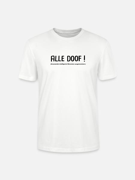 Anwesende ausgeschlossen - Stanley/Stella Unisex Bio-T-Shirt CRAFTER - Weiß