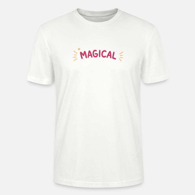 Magical Éclat Arc en Ciel - T-shirt bio CRAFTER Stanley Stella Unisexe - blanc