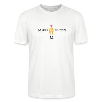 The Original | Mario Muwazi - Stanley/Stella CRAFTER Unisex Organic T-Shirt - white - Front - Alina (178cm) & Michal (187cm)