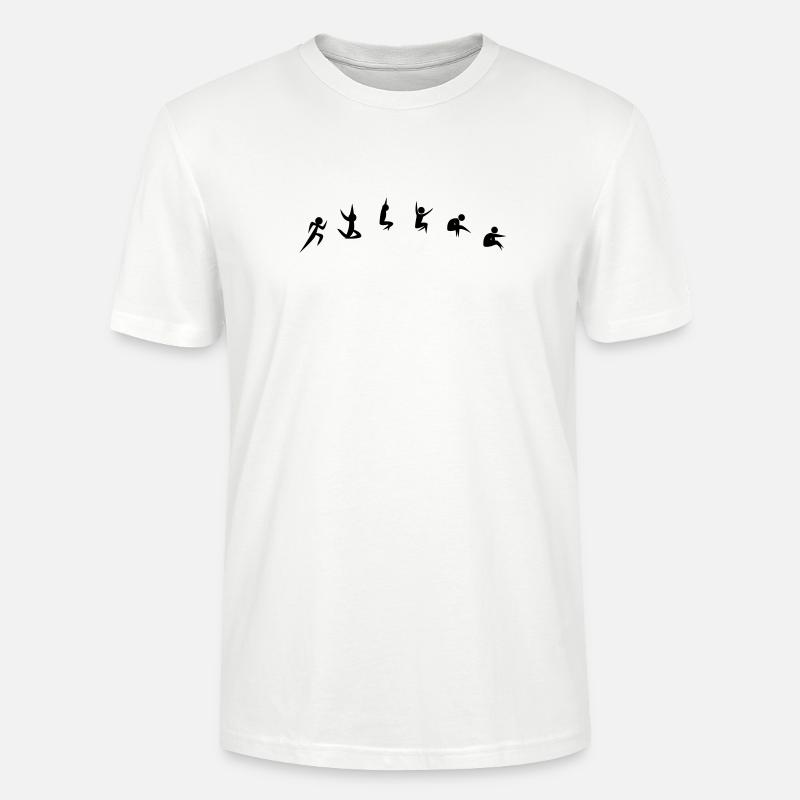 Weitsprung - Stanley/Stella Unisex Bio-T-Shirt CRAFTER - Weiß