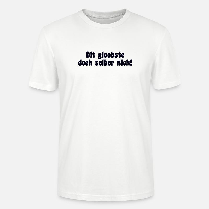 Berlin Dire Dialecte Rétro - T-shirt bio CRAFTER Stanley Stella Unisexe - blanc