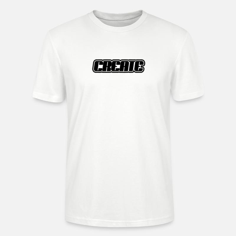 Create Schriftzug - Stanley/Stella Unisex Bio-T-Shirt CRAFTER - Weiß