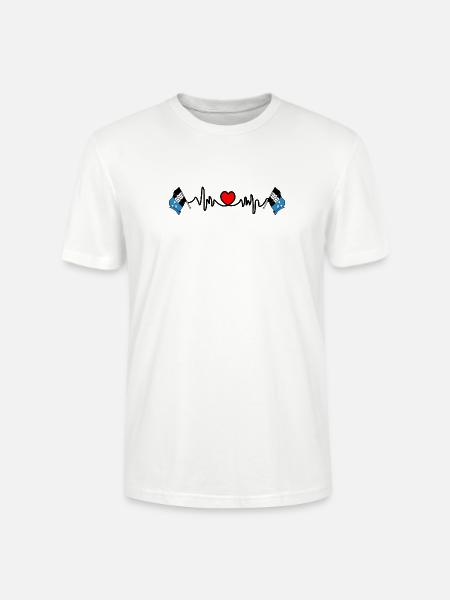 Herzfrequenz-Cardio für den Aargau Schweiz - Stanley/Stella Unisex Bio-T-Shirt CRAFTER - Weiß