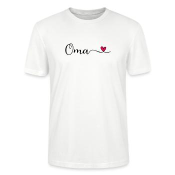 granny - Stanley/Stella CRAFTER Unisex Organic T-Shirt - white - Front - Alina (178cm) & Michal (187cm)