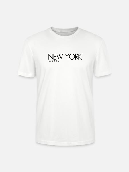 New York - Stanley/Stella CRAFTER Unisex Organic T-Shirt - white