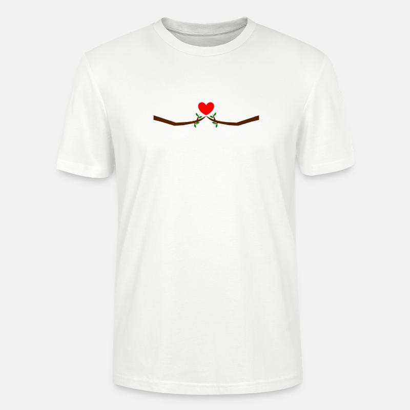 Saint-Valentin, Saint-Valentin, Saint-Valentin - T-shirt bio CRAFTER Stanley Stella Unisexe - blanc