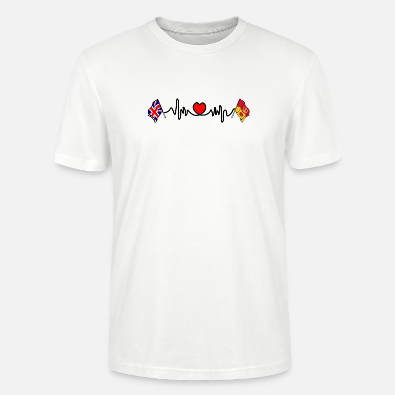 Herzfrequenz Hampshire & Großbritannien - Stanley/Stella Unisex Bio-T-Shirt CRAFTER - Weiß