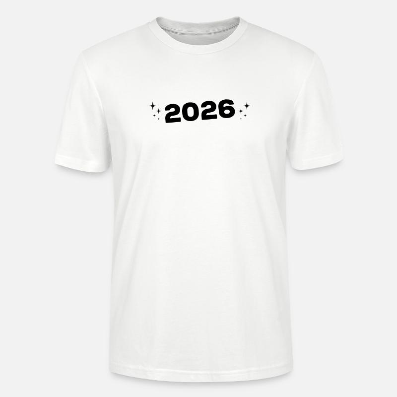Stars de l’année 2026 - T-shirt bio CRAFTER Stanley Stella Unisexe - blanc