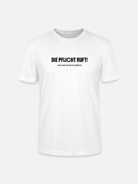 Pflicht Ruft - Stanley/Stella Unisex Bio-T-Shirt CRAFTER - Weiß
