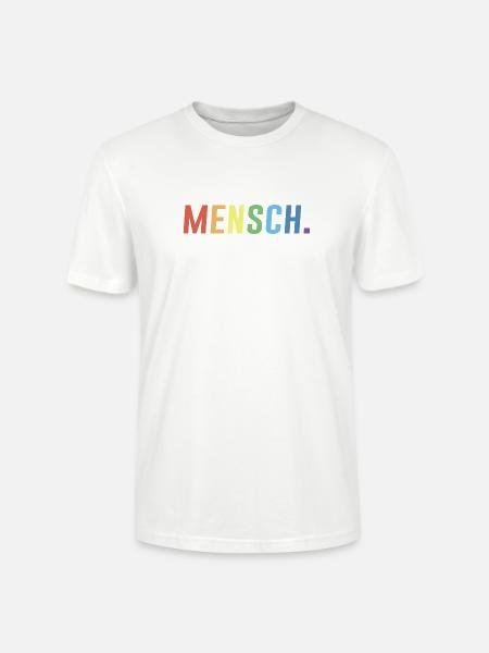  Mensch LGBT Regenbogen - Stanley/Stella Unisex Bio-T-Shirt CRAFTER - Weiß
