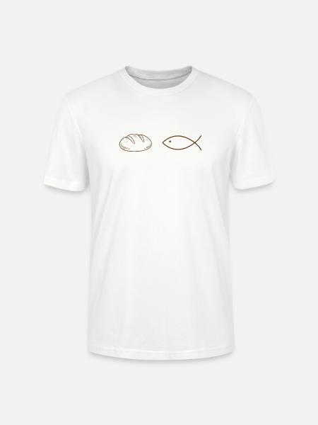 Laibe und Fisch - Stanley/Stella Unisex Bio-T-Shirt CRAFTER - Weiß