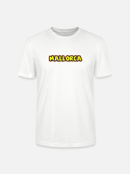 Mallorca Schriftzug - Stanley/Stella Unisex Bio-T-Shirt CRAFTER - Weiß
