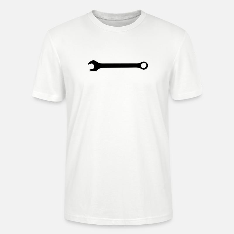 wrench tool profession - Stanley/Stella Unisex Bio-T-Shirt CRAFTER - Weiß