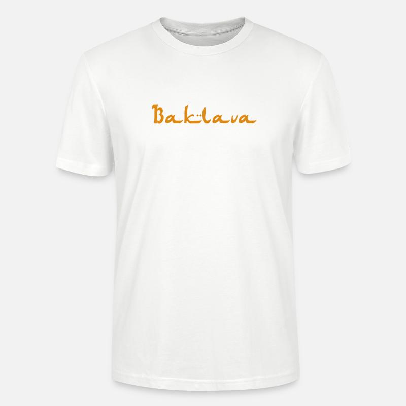 Baklava - Stanley/Stella CRAFTER Unisex Organic T-Shirt - white