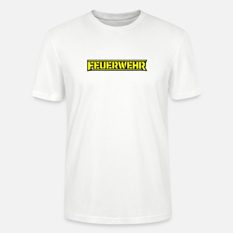 Lettrage néon feux d’artifice - T-shirt bio CRAFTER Stanley Stella Unisexe - blanc