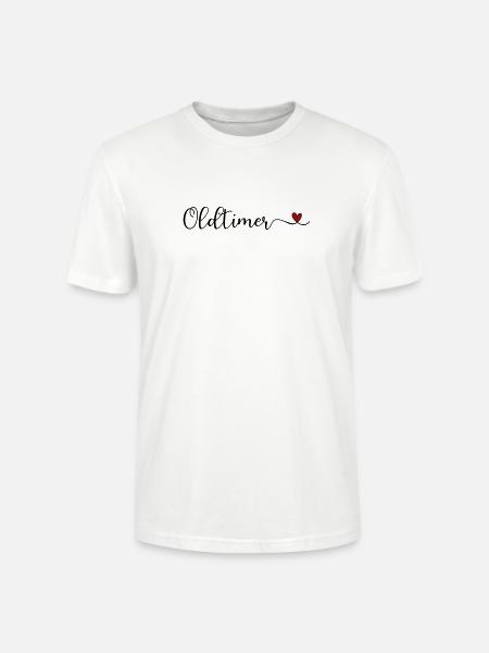 Oldtimer Herz - Stanley/Stella Unisex Bio-T-Shirt CRAFTER - Weiß
