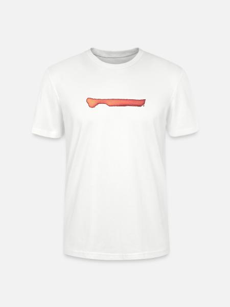 Farbe Tusche Streifen - Stanley/Stella Unisex Bio-T-Shirt CRAFTER - Weiß