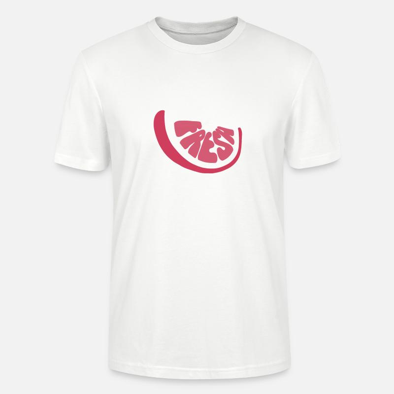Fresh Grapefruit - Stanley/Stella Unisex Bio-T-Shirt CRAFTER - Weiß
