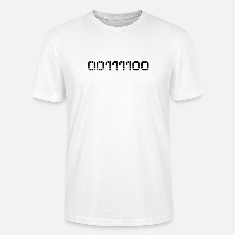 Binary notation - 60 - Stanley/Stella CRAFTER Unisex Organic T-Shirt - white