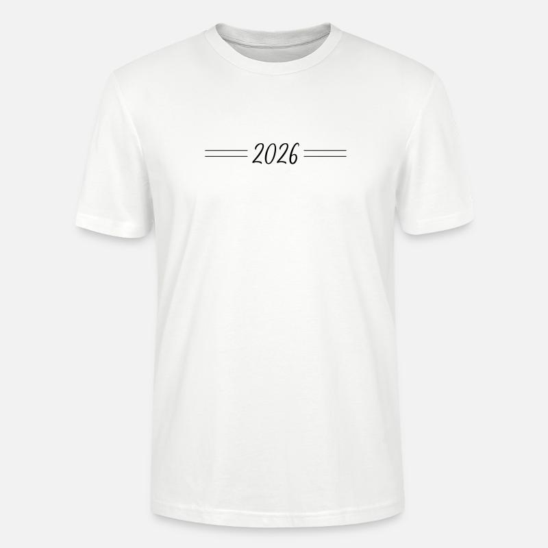 2026 Jahr Element - Stanley/Stella Unisex Bio-T-Shirt CRAFTER - Weiß