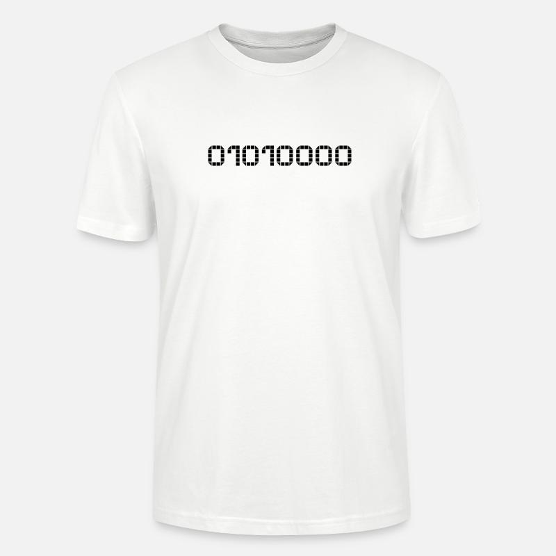 Binary notation - 80 - Stanley/Stella CRAFTER Unisex Organic T-Shirt - white