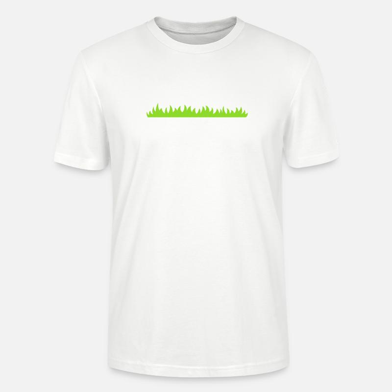 Gras oder Rasen - Stanley/Stella Unisex Bio-T-Shirt CRAFTER - Weiß