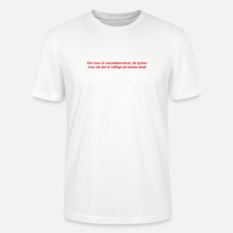 Conception de textes satiriques analytiques - T-shirt bio CRAFTER Stanley Stella Unisexe - blanc