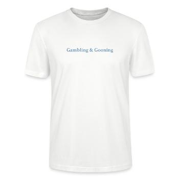 Gambling & Gooning - Stanley/Stella CRAFTER Unisex Organic T-Shirt - white - Front - Alina (178cm) & Michal (187cm)
