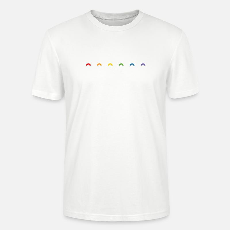 🌈❤️Regenbogen rainbow🏳️‍🌈 - Stanley/Stella Unisex Bio-T-Shirt CRAFTER - Weiß