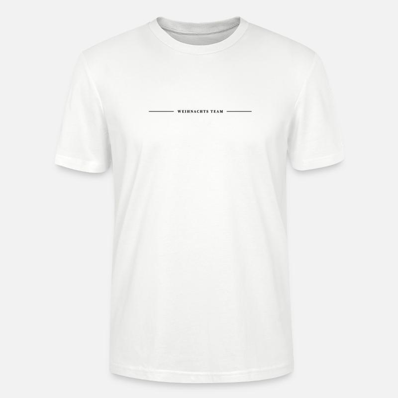 Weihnachts Team Linie - Stanley/Stella Unisex Bio-T-Shirt CRAFTER - Weiß