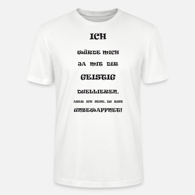 Drôle de dire - T-shirt bio CRAFTER Stanley Stella Unisexe - blanc