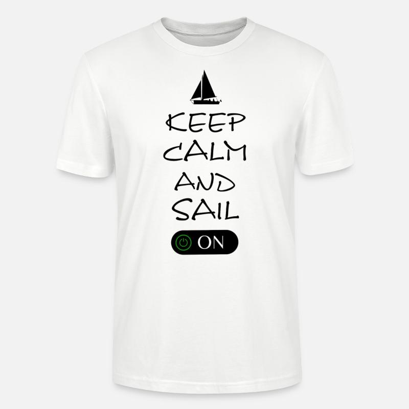 Segeln - Stanley/Stella Unisex Bio-T-Shirt CRAFTER - Weiß
