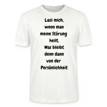 Störung und Persönlichkeit - Stanley/Stella Unisex Bio-T-Shirt CRAFTER - Weiß - Vorne - Alina (178cm) & Michal (187cm)