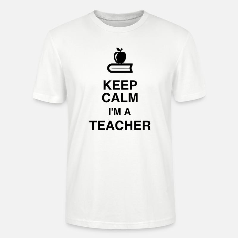 Ecole / Prof / Instit / Professeur / Maîtresse - T-shirt bio CRAFTER Stanley Stella Unisexe - blanc