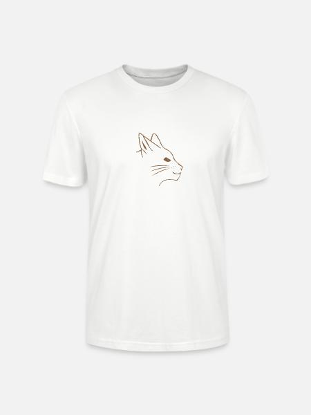Katzenfreunde Katze - Stanley/Stella Unisex Bio-T-Shirt CRAFTER - Weiß