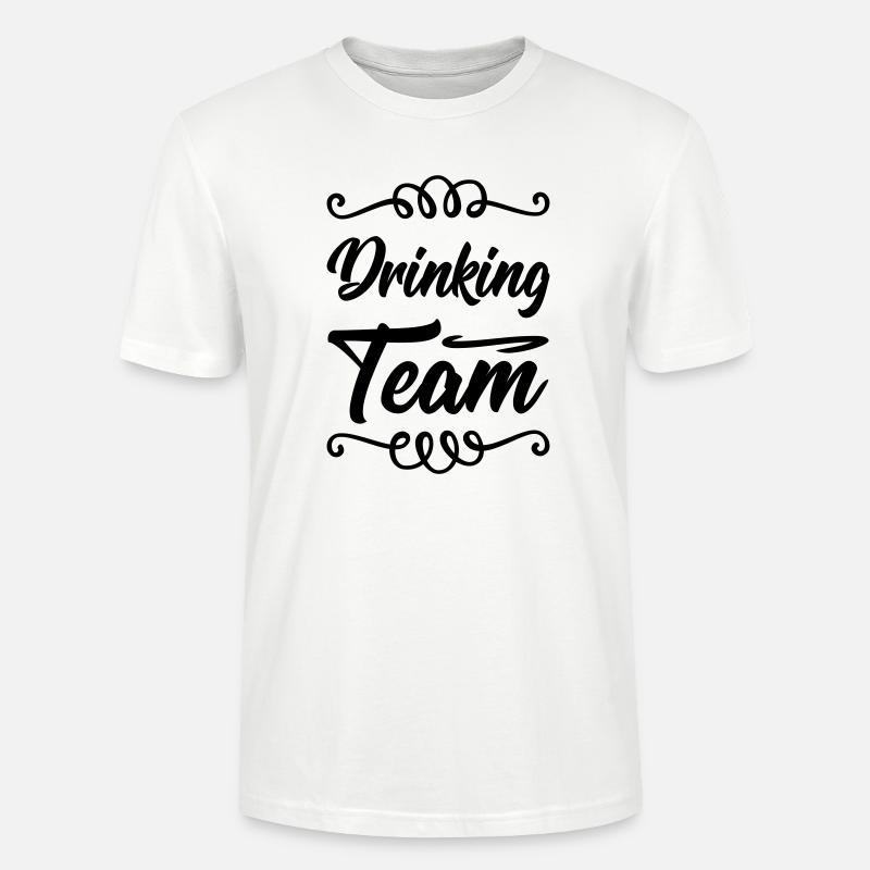Drinking Team - Stanley/Stella Unisex Bio-T-Shirt CRAFTER - Weiß