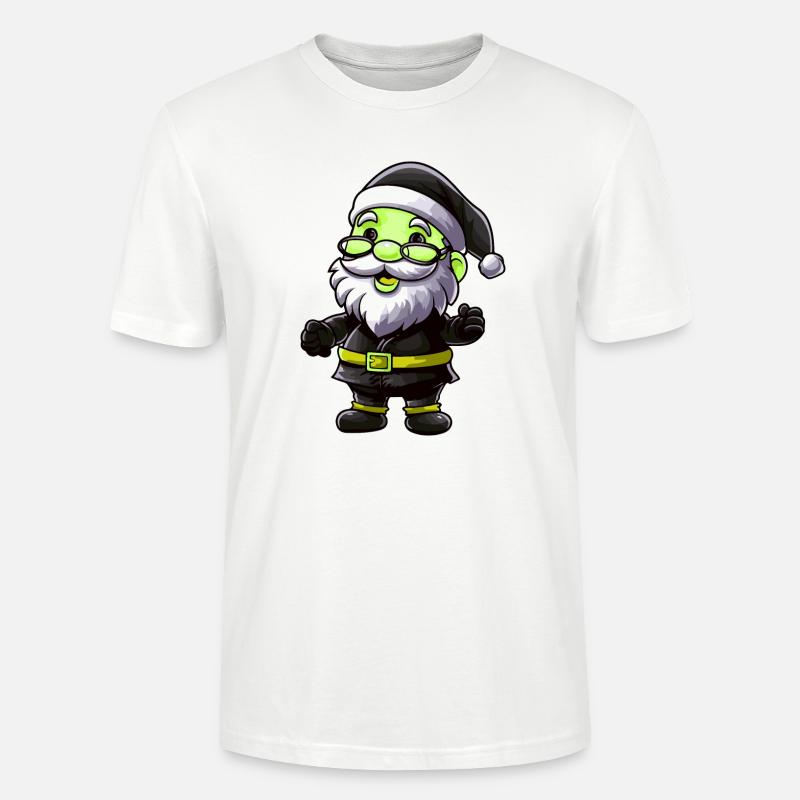 Weihnachtsmann Comic - Stanley/Stella Unisex Bio-T-Shirt CRAFTER - Weiß