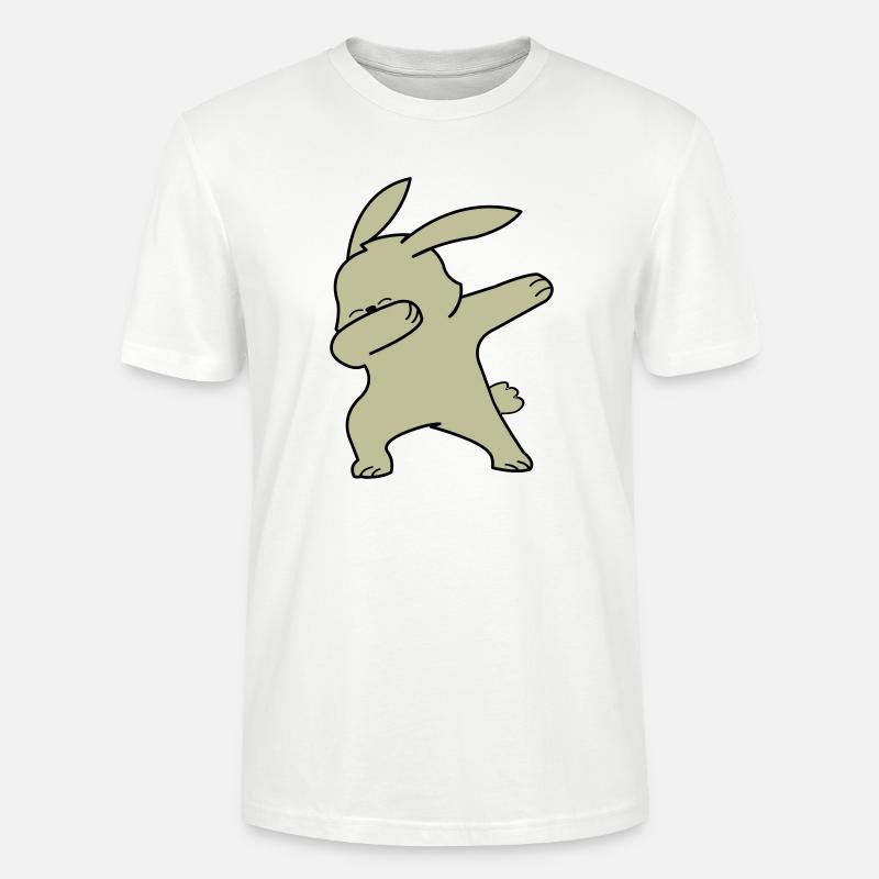 Dabbing Rabbit - Stanley/Stella Unisex Bio-T-Shirt CRAFTER - Weiß
