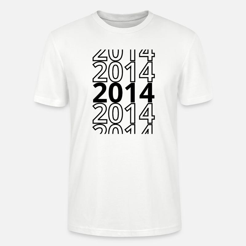 2014 2014 2014 - Stanley/Stella CRAFTER Unisex Organic T-Shirt - white
