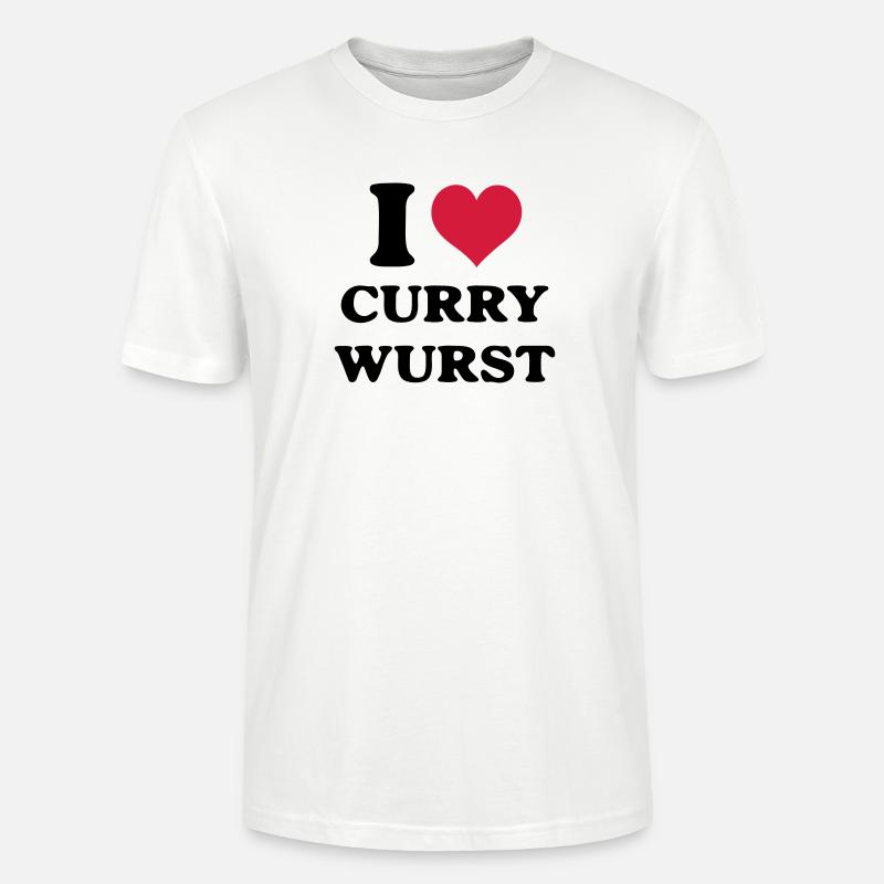 Currywurst i love - Stanley/Stella Unisex Bio-T-Shirt CRAFTER - Weiß