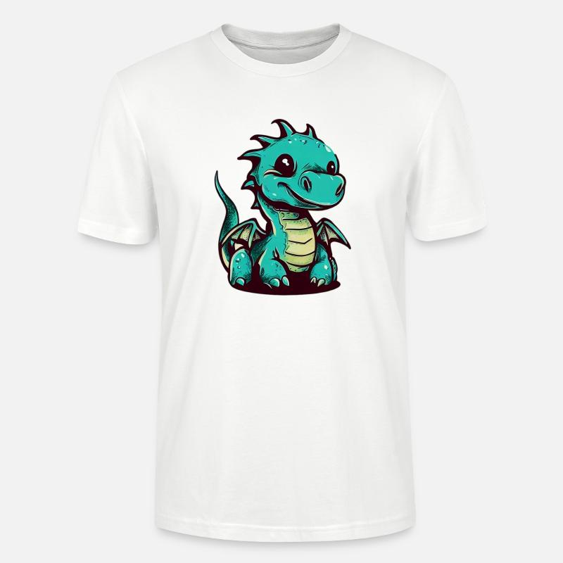 Drache - Stanley/Stella Unisex Bio-T-Shirt CRAFTER - Weiß