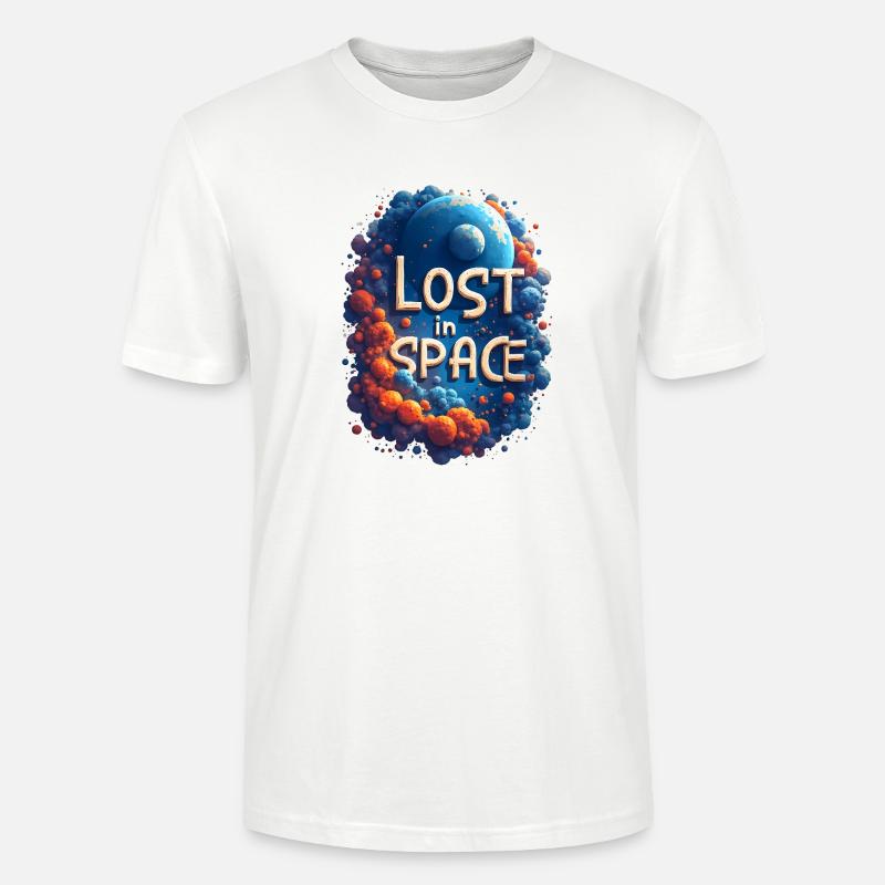 Perdu dans l’espace - T-shirt bio CRAFTER Stanley Stella Unisexe - blanc