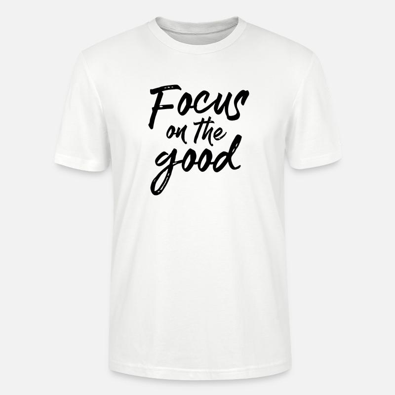 Se concentrer sur le bien - T-shirt bio CRAFTER Stanley Stella Unisexe - blanc