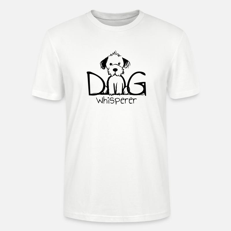 Dog Whisperer - Stanley/Stella Unisex Bio-T-Shirt CRAFTER - Weiß