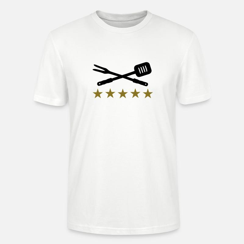 BBQ - Stanley/Stella Unisex Bio-T-Shirt CRAFTER - Weiß