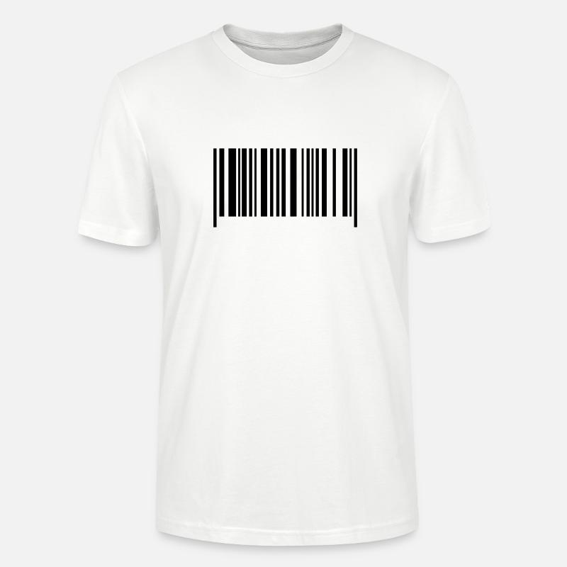 barcode - T-shirt bio CRAFTER Stanley Stella Unisexe - blanc